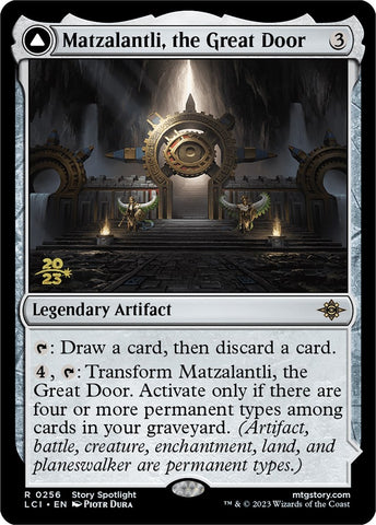 Matzalantli, the Great Door // The Core [The Lost Caverns of Ixalan Prerelease Cards]