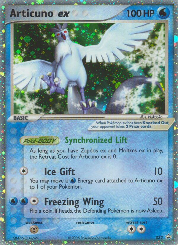 Articuno ex (32) [Nintendo: Black Star Promos]