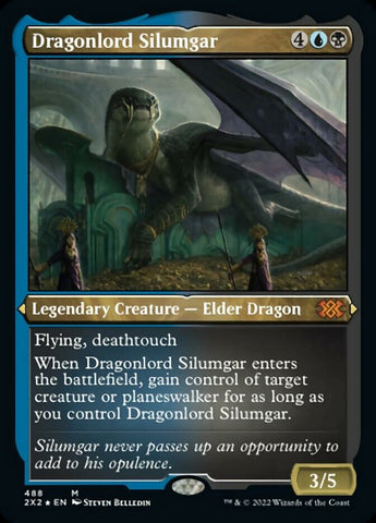 Dragonlord Silumgar (Foil Etched) [Double Masters 2022]