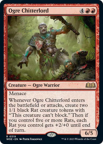 Ogre Chitterlord [Wilds of Eldraine]