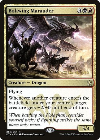 Boltwing Marauder [Dragons of Tarkir Promos]