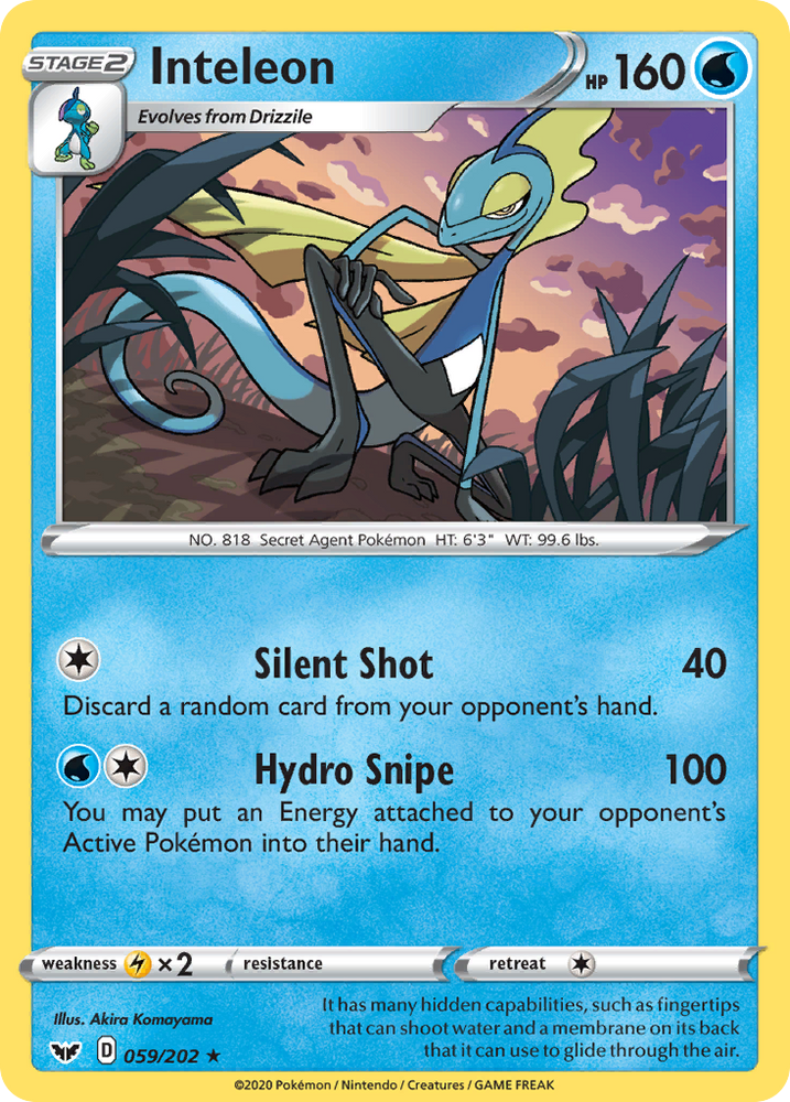 Inteleon (59/202) [Sword & Shield: Base Set]