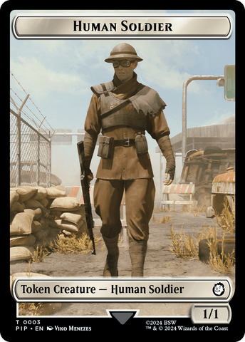 Food (0014) // Human Soldier Double-Sided Token [Fallout Tokens]