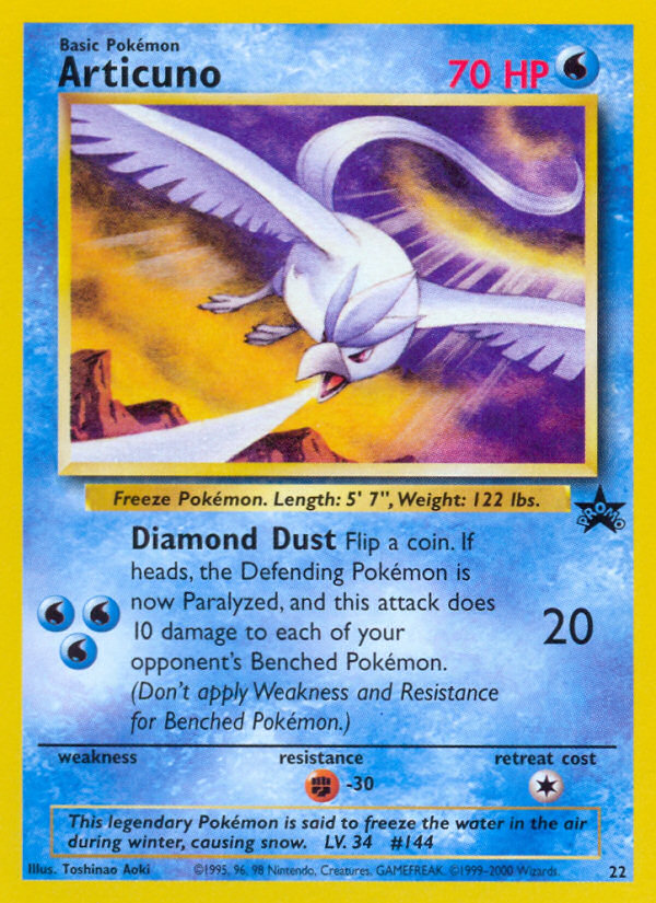 Articuno (22) [Wizards: Black Star Promos]