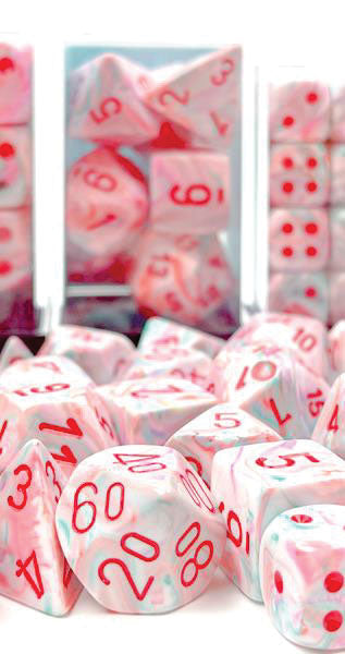Festive: 16mm d6 Pop Art/red Dice Block (12 dice)