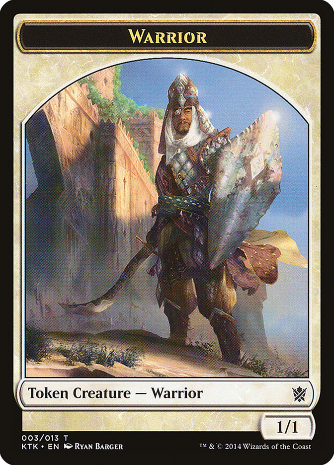 Warrior (003/013) [Khans of Tarkir Tokens]