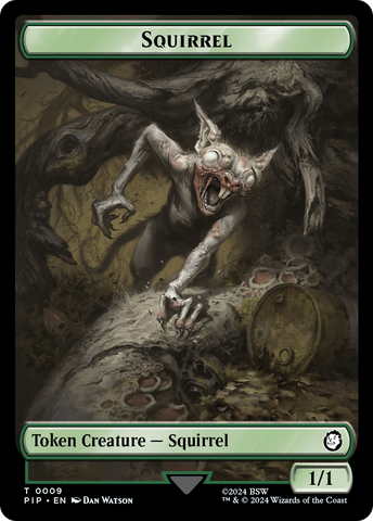 Junk // Squirrel Double-Sided Token [Fallout Tokens]