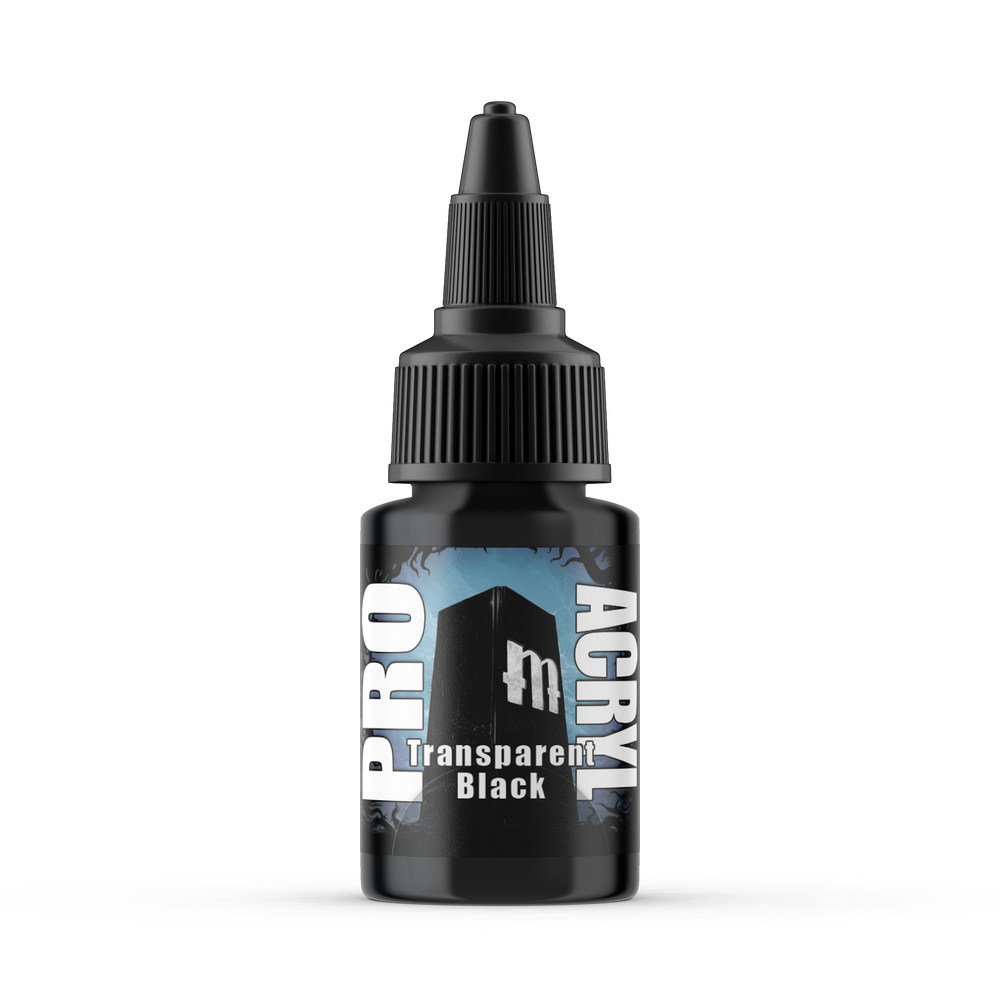 Pro Acryl: Transparent Black (22ml)