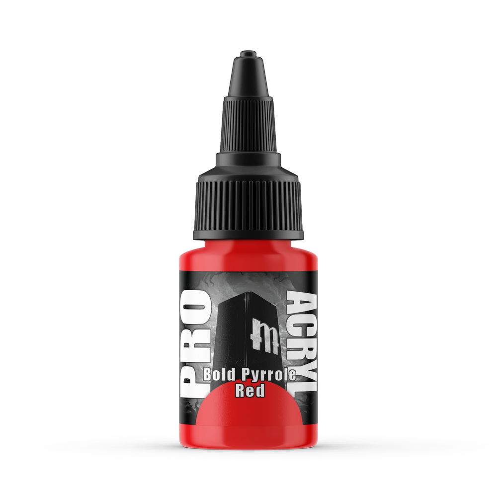 Pro Acryl: Bold Pyrrole Red (22ml)
