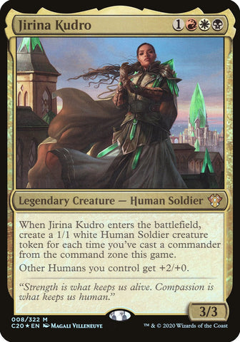 Jirina Kudro (Commander 2020) [Oversize Cards]