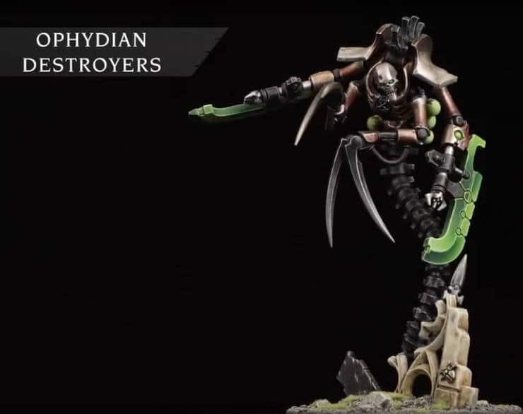 Necrons Ophydian Destroyers