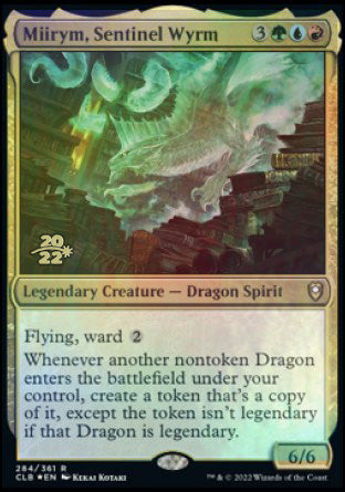 mtg miirym sentinel wyrm commander deck Miirym, Sentinel Wyrm [Commander Legends: Battle for Baldur's Gate Pre