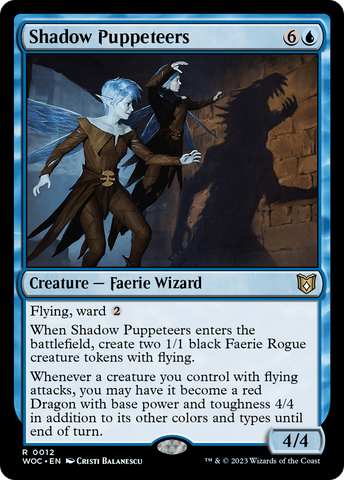 Shadow Puppeteers [Wilds of Eldraine Commander]