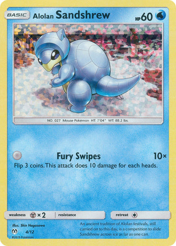 Alolan Sandshrew (4/12) [Mcdonald's Promos: 2019 Collection]