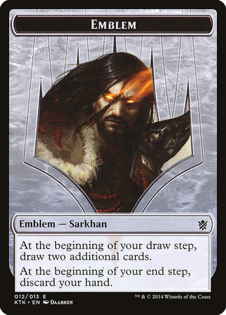 Emblem - Sarkhan, the Dragonspeaker [Khans of Tarkir Tokens]