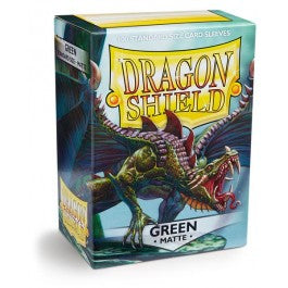 Dragon Shield Box of 100 in Matte Green