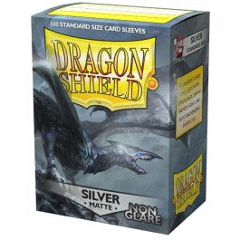 Dragon Shield 100ct: Non-Glare Matte Silver