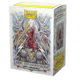 Dragon Shield Brushed Art Sleeves: Saturion Lane Thunderhoof Coat-of-Arms (100ct)