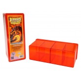 Dragon Shield 4 Compartment Storage Box Orange