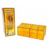 Dragon Shield 4 Compartment Storage Box Yellow