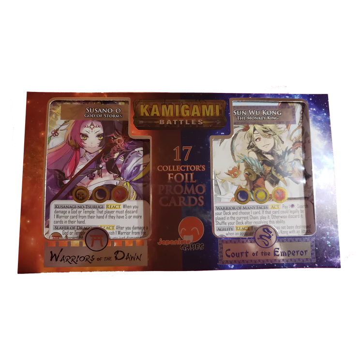 Kamigami Battles Foil Card Set - Court of the Emperor and Warriors of the Dawn