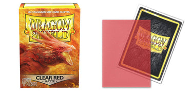 Dragon Shield 100ct: Matte Clear Red