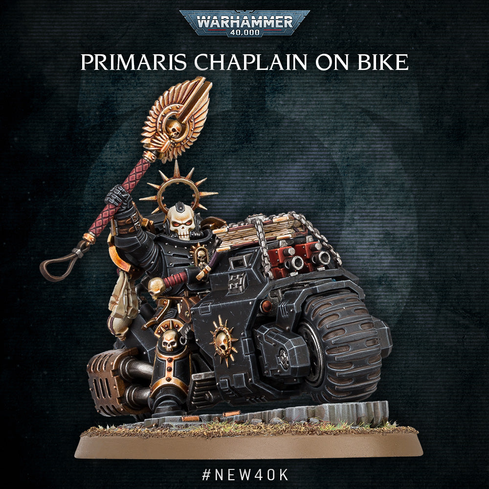 Primaris Chaplain on Bike