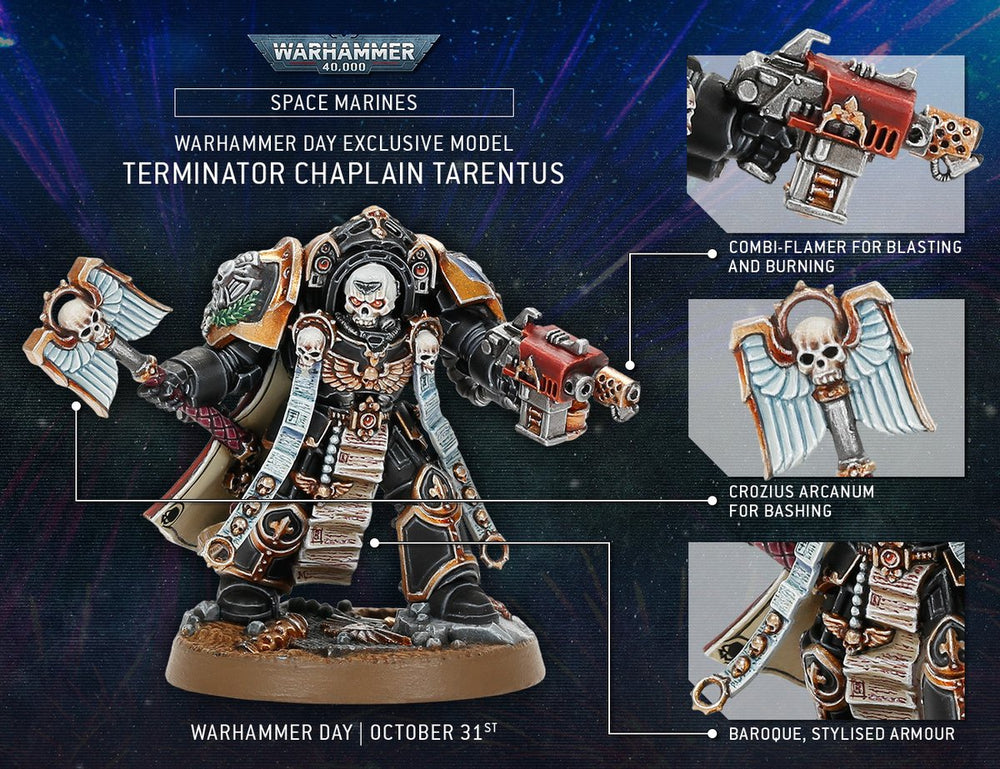 Warhammer 40K: Terminator Chaplain Tarentus