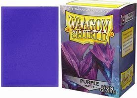 Dragon Shield 100ct: Non-Glare Matte Purple