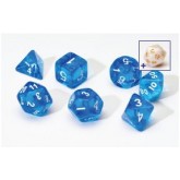 Sirius Dice Set - Blue Translucent