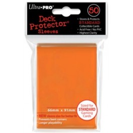 Ultra Pro Standard Sleeves - Orange (50 ct.)