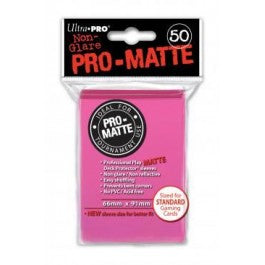 Ultra Pro Pro-Matte Standard Bright Pink Sleeves