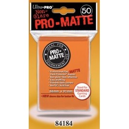 Ultra Pro PRO-Matte Standard Sleeves - Orange