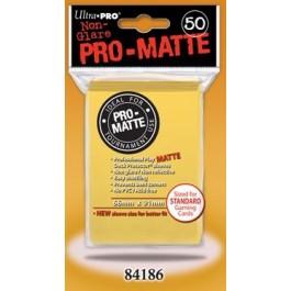 Ultra Pro PRO-Matte Standard Sleeves - Yellow