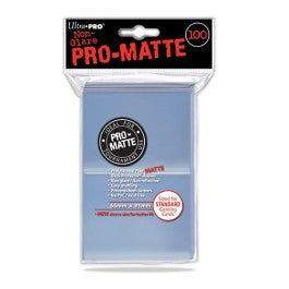 100ct Pro-Matte Clear Standard Deck Protectors