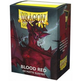 Dragon Shield 100ct Deck Protector Matte Blood Red