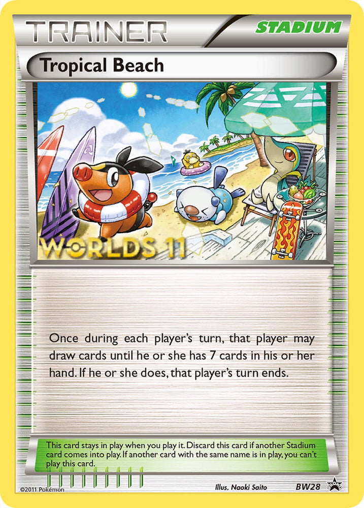 Tropical Beach Finalist (BW28) [Black & White: Black Star Promos]
