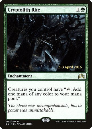 Cryptolith Rite [Shadows over Innistrad Promos]