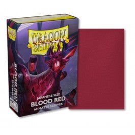 Dragon Shield 60ct Deck Protector Mini Matte Blood Red