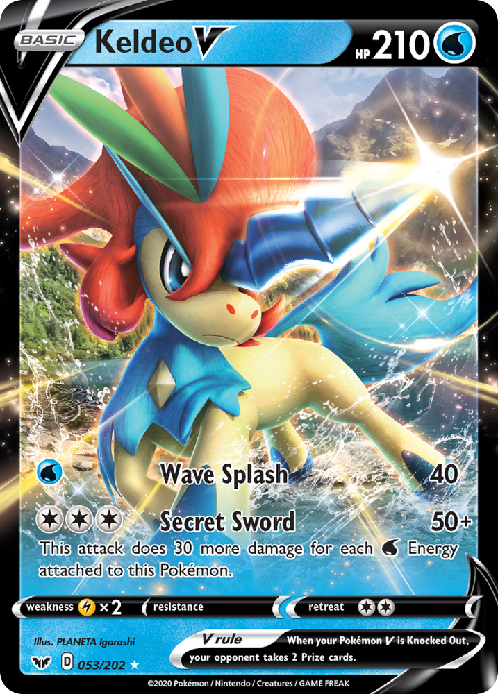 Keldeo V (53/202) [Sword & Shield: Base Set]