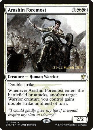 Arashin Foremost [Dragons of Tarkir Promos]