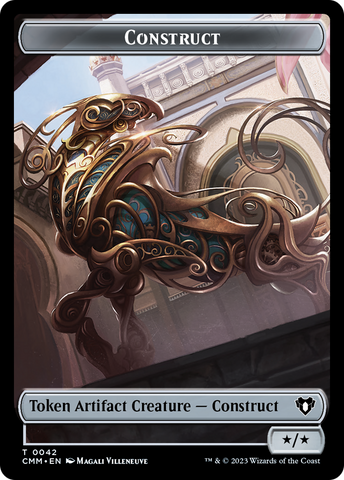 Eldrazi Spawn // Construct (0042) Double-Sided Token [Commander Masters Tokens]