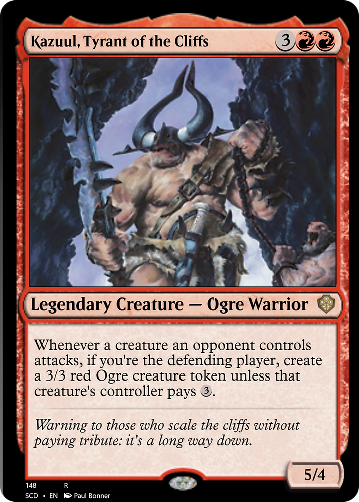 Kazuul, Tyrant of the Cliffs [Starter Commander Decks]