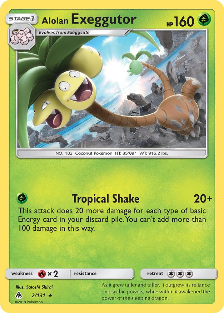 Alolan Exeggutor (SM Forbidden Light) (2/131) [Theme Deck Exclusives]