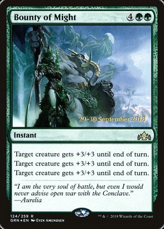 Bounty of Might [Guilds of Ravnica Promos]