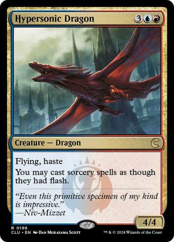 Hypersonic Dragon [Ravnica: Clue Edition]