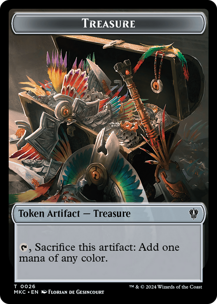 Thopter // Treasure Double-Sided Token [Murders at Karlov Manor Commander Tokens]