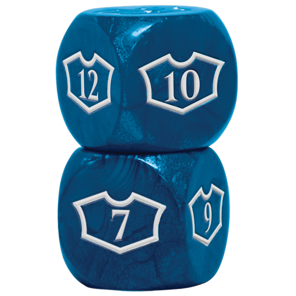 Ultra PRO: Loyalty Dice Set - 22MM Deluxe with 7-12 (Island)