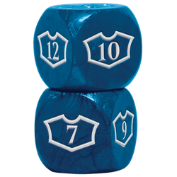Ultra PRO: Loyalty Dice Set - 22MM Deluxe with 7-12 (Island)