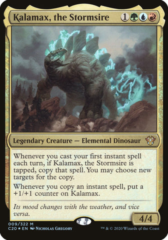 Kalamax, the Stormsire (Commander 2020) [Oversize Cards]